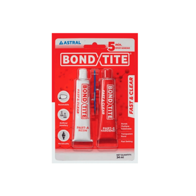 17601 BONDTITE 5 MINUTE EPOXY ADHESIVE 34ML "ASTRAL"